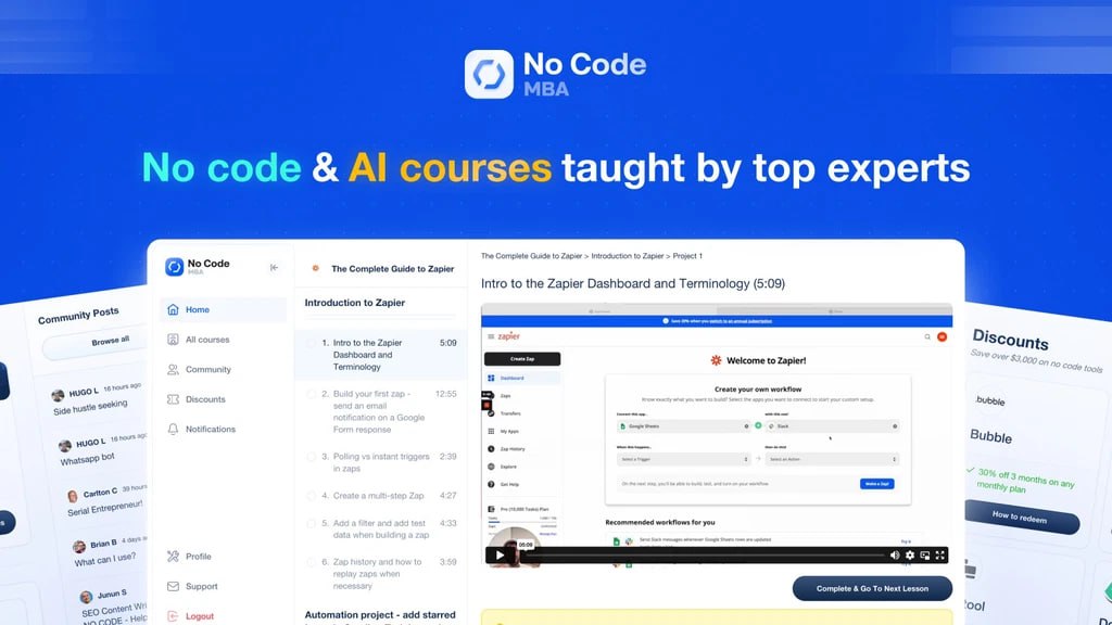NO CODE MBA β ALL COURSES